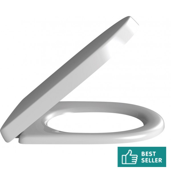 Toilet-seat soft closing, style: Wrapover original seat Villeroy & Boch, Quick Release, color: White Toilet seats & covers