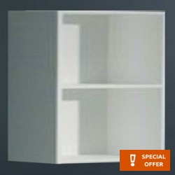 Ράφι μπάνιου 40x40x50 από solid surface, χρώμα: Λευκό Ράφια μπάνιου