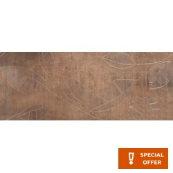 Decor tile 20x50 Spain 1st choice, hue: Brown Tile Liners (Listello)-Decore
