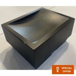 Σαπουνοθήκη από ορείχαλκο επικαθήμενος τύπος, χρώμα: Μαύρο επιφάνεια: Ματ Σαπουνοθήκες