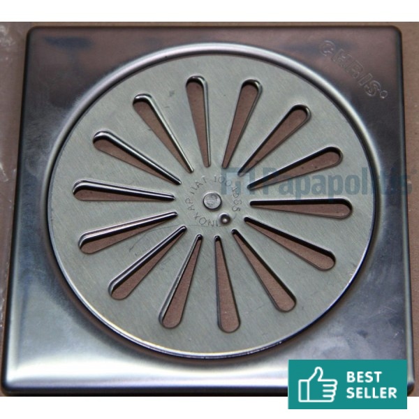 Grate security material: Inox 12x12, color: Chrome Grate security material: Inox 12x12, color: Chrome Shower drains