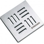 Σχάρα αποχέτευσης από inox 11,5x11,5x0,5, χρώμα: Χρωμέ Σχάρες ντουζιέρας Σχάρα αποχέτευσης από inox 11,5x11,5x0,5, χρώμα: Χρωμέ Σχάρες ντουζιέρας