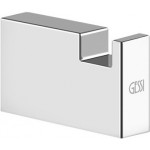 Hook Flat wall mounted material: Brass single, color: Chrome surface: Glossy Hooks Hook Flat wall mounted material: Brass single, color: Chrome surface: Glossy Hooks
