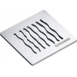 Grate waste pipe material: Inox 11,5x11,5x0,5, color: Chrome Shower drains