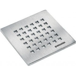 Σχάρα αποχέτευσης από inox 11,5x11,5, χρώμα: Χρωμέ Σχάρες ντουζιέρας