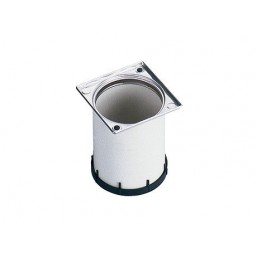 Connector pipe stainless steel frame 12x12 material: Inox