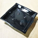 Soap countertop material: Porcelain, color: Black surface: Glossy Soap countertop material: Porcelain, color: Black surface: Glossy