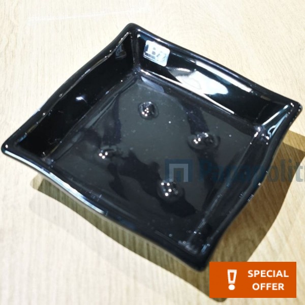Soap countertop material: Porcelain, color: Black surface: Glossy Soap countertop material: Porcelain, color: Black surface: Glossy