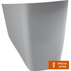 Pedestal Wall-mounted for wash basin 55-52cm, color: White Pedestals