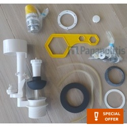 External flush cistern mechanism Νr 2/7", float valve not included material: Plastic Fluidmasters