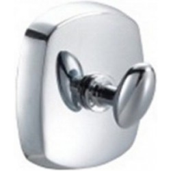 Hook Flat wall mounted material: Brass single New design, color: Chrome surface: Glossy Hooks