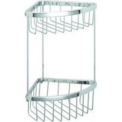 Sponge box material: Brass Corner mounted Double 19x19x32, color: Chrome surface: Glossy