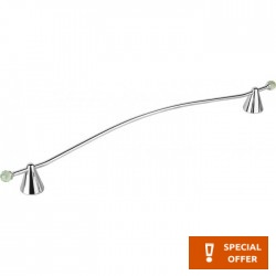 Towel 62cm Fixed material: Brass single, color: Chrome surface: Glossy