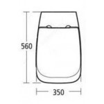 Toilet-seat soft closing, style: Wrapover, color: White Toilet seats & covers Toilet-seat soft closing, style: Wrapover, color: White Toilet seats & covers