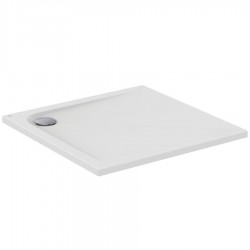 Ντουζιέρα τετράγωνη 90x90 από ακρυλικό, χρώμα: Λευκό επιφάνεια: Γυαλιστερή Τετράγωνες