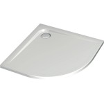 Shower tray Quarter round 80x80 material: Acrylic, color: White surface: Glossy