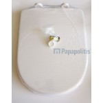 Κάλυμμα λεκάνης soft closing Sandwich, χρώμα: Λευκό Καλύμματα