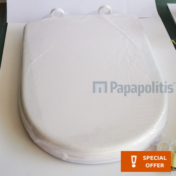 Κάλυμμα λεκάνης soft closing Sandwich, χρώμα: Λευκό Καλύμματα