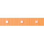 Border (listello) 5x25 Italy 1st choice Trend surface: Matt, hue: Orange Tile Liners (Listello)-Decore