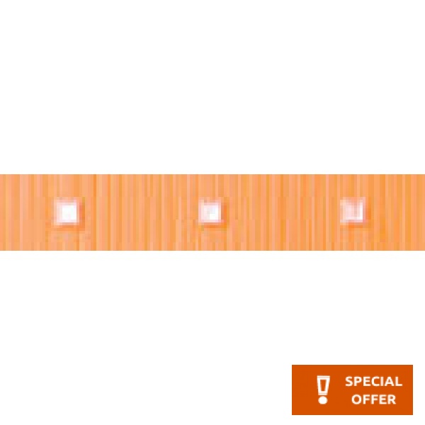 Border (listello) 5x25 Italy 1st choice Trend surface: Matt, hue: Orange Tile Liners (Listello)-Decore