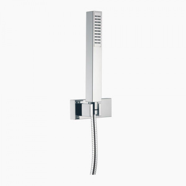 Shower head W/ hose and holder 1 jet, color: Chrome surface: Glossy Hand showers Shower head W/ hose and holder 1 jet, color: Chrome surface: Glossy Hand showers