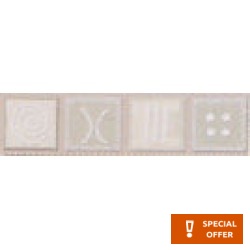 Μπορντούρα (Listello) 5x20 Ισπανίας Blanco Α’ διαλογής επιφάνεια: Ματ, απόχρωση: Λευκό/Μπεζ