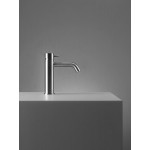 Μπαταρία νιπτήρος επικαθήμενη αναμεικτική από inox χωρίς βαλβίδα AISI 316, χρώμα: Χρωμέ επιφάνεια: Βουρτσισμένη Επικαθήμενες