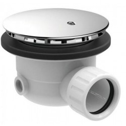 Βαλβίδα 60mm, δαπέδου με υπερχείλιση από πλαστικό επιφάνεια: Γυαλιστερή, χρώμα: Χρωμέ Βαλβίδες