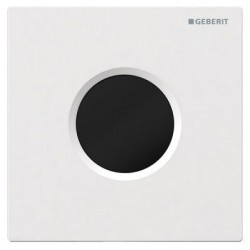 Flush valve for urinal electronic, color: White Flush valve systems
