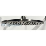 Shower head Wall-mounted / Ceiling-mounted 30x30 material: Brass, style: 1 spray brushed black chrome, color: Black surface: Brushed Overhead showers Shower head Wall-mounted / Ceiling-mounted 30x30 material: Brass, style: 1 spray brushed black chrome, color: Black surface: Brushed Overhead showers