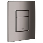 Flush wall plates for concealed cistern Hard Graphite dual flush valve material: ABS Pneumatic, color: Grey surface: Glossy Flush plates