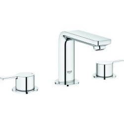 Wash basin tap Deck-mounted dual-level material: Brass Without waste Μ size, color: Chrome surface: Glossy Deck-mounted