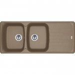 Sink Granite 116x50 left / right nested 2 cabinet Oyster, color: Brown Granite Sink Granite 116x50 left / right nested 2 cabinet Oyster, color: Brown Granite