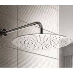 Shower head Wall-mounted / Ceiling-mounted 25x25 material: Brass, style: 1 spray, color: Chrome surface: Glossy Overhead showers
