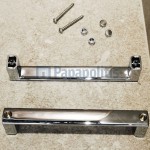 Shower grab-bars, color: Chrome Shower grab-bars Shower grab-bars, color: Chrome Shower grab-bars