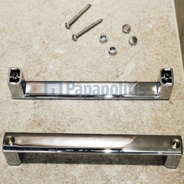 Shower grab-bars, color: Chrome Shower grab-bars Shower grab-bars, color: Chrome Shower grab-bars