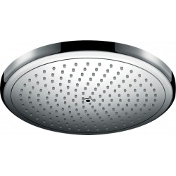 Shower head Wall-mounted / Ceiling-mounted 28x28 material: Brass, style: 1 spray, color: Chrome surface: Glossy Overhead showers