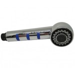 Phone battery kitchen material: Brass, color: Chrome Extractable showers