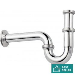 Sink siphon 1 ¼” material: Brass surface: Glossy, color: Chrome