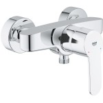 Shower tap Wall-mounted exposed material: Brass mixer without hand shower, hose and holder, color: Chrome surface: Glossy Wall-mouned exposed Shower tap Wall-mounted exposed material: Brass mixer without hand shower, hose and holder, color: Chrome surface: Glossy Wall-mouned exposed