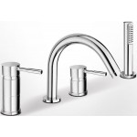 Bathtub tap Deck-mounted complete material: Brass, color: Chrome surface: Glossy Deck-mounted Bathtub tap Deck-mounted complete material: Brass, color: Chrome surface: Glossy Deck-mounted