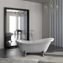 Bathtub Free standing/ Built-in 170x80 material: Acrylic surface: Glossy, color: White no grab bars Free standing/ Built-in