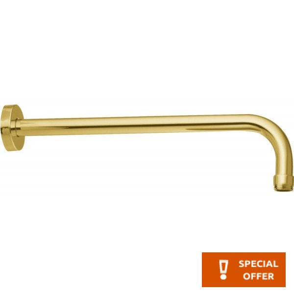 Arm 35cm Gold Wall-mounted material: Brass, color: Gold surface: Glossy Shower arms Arm 35cm Gold Wall-mounted material: Brass, color: Gold surface: Glossy Shower arms