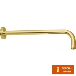Βραχίονας 35cm Gold επίτοιχος τύπος από ορείχαλκο, χρώμα: Χρυσό επιφάνεια: Γυαλιστερή