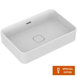 Washbasin Free standing 60x40x13 material: Porcelain With overflow Without hole with overflow, color: White surface: Glossy Free standing