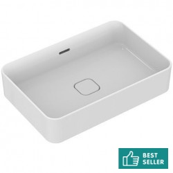 Washbasin Free standing 60x40x13 material: Porcelain With overflow Without hole with overflow, color: White surface: Glossy