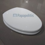 Toilet-seat, style: Sandwich, color: White Toilet seats & covers