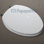 Toilet-seat, style: Sandwich, color: White Toilet seats & covers