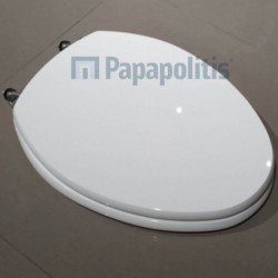 Toilet-seat, style: Sandwich, color: White Toilet seats & covers