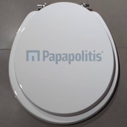 Toilet-seat, style: Sandwich, color: White Toilet seats & covers